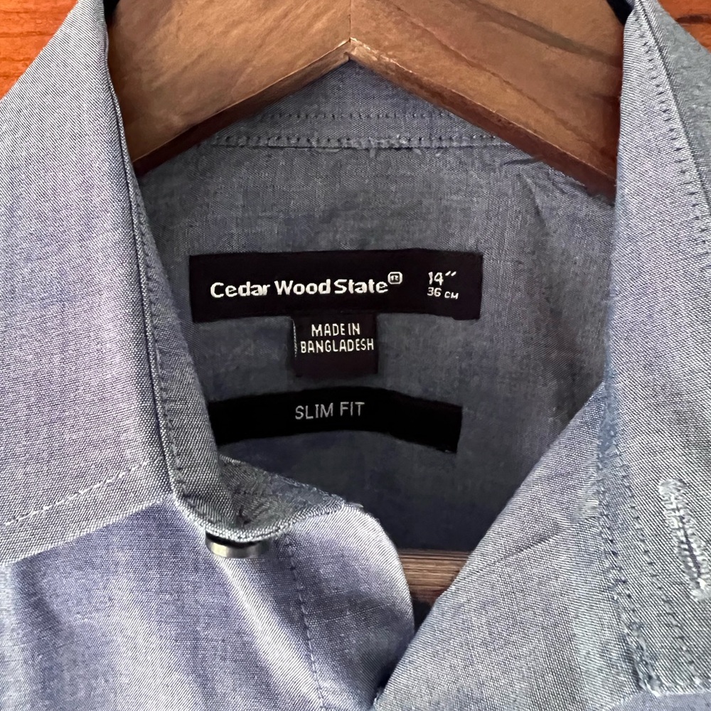 Blue Slim Fit Men's Shirt